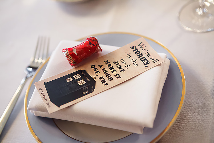 Vintage Doctor Who Wedding http://www.linaandtom.com/