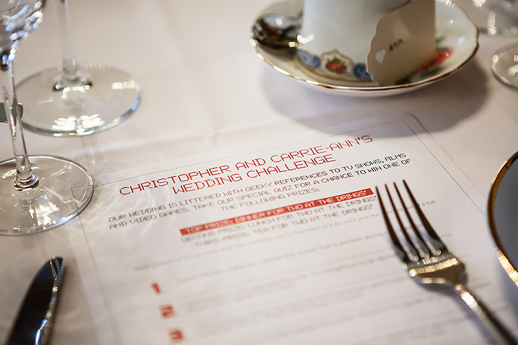 Quiz Game Vintage Doctor Who Wedding http://www.linaandtom.com/