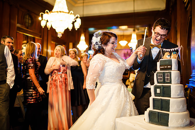 Vintage Doctor Who Wedding http://www.linaandtom.com/