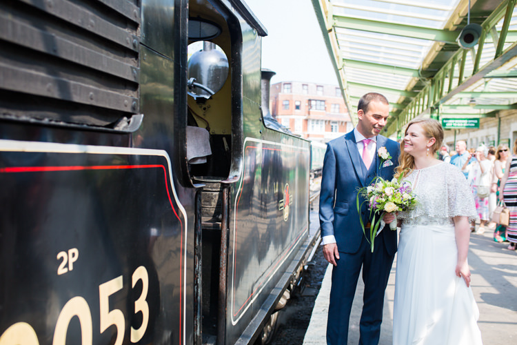 DIY Steam Railway Village Hall Wedding http://www.charlotterazzellphotography.com/