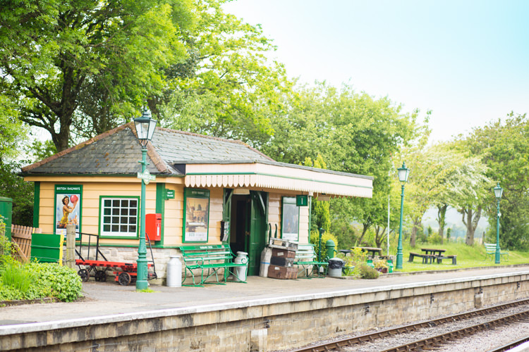 DIY Steam Railway Village Hall Wedding http://www.charlotterazzellphotography.com/ 