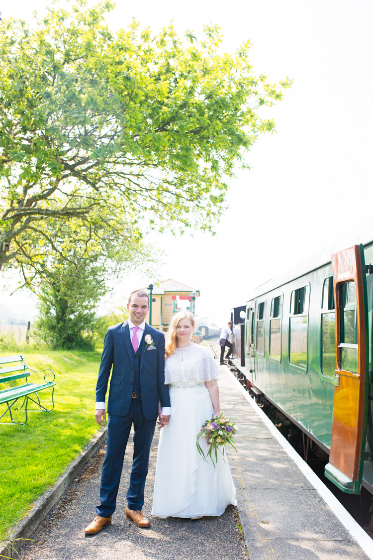 DIY Steam Railway Village Hall Wedding http://www.charlotterazzellphotography.com/ 