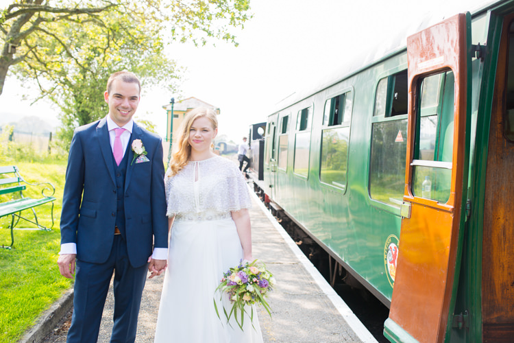 DIY Steam Railway Village Hall Wedding http://www.charlotterazzellphotography.com/ 