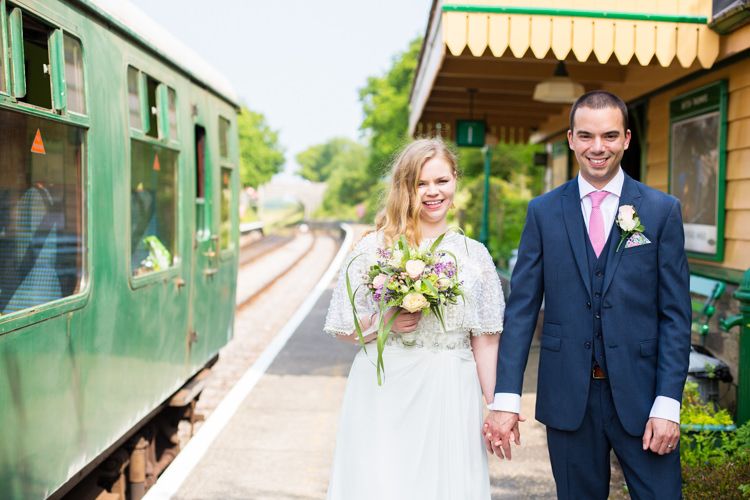 DIY Steam Railway Village Hall Wedding http://www.charlotterazzellphotography.com/