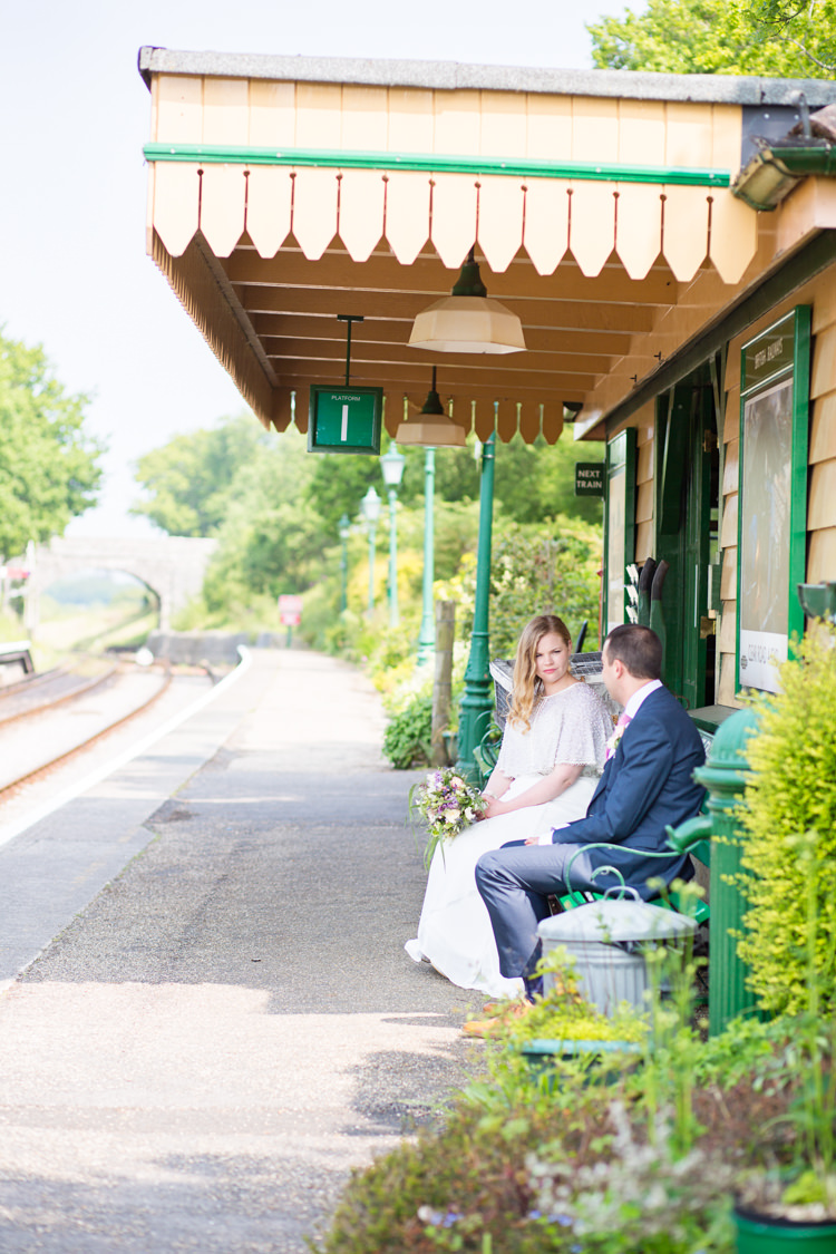 DIY Steam Railway Village Hall Wedding http://www.charlotterazzellphotography.com/ 