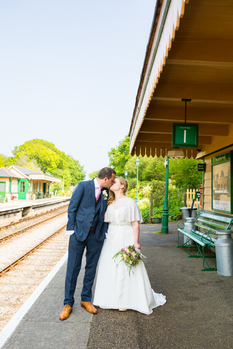 DIY Steam Railway Village Hall Wedding http://www.charlotterazzellphotography.com/ 
