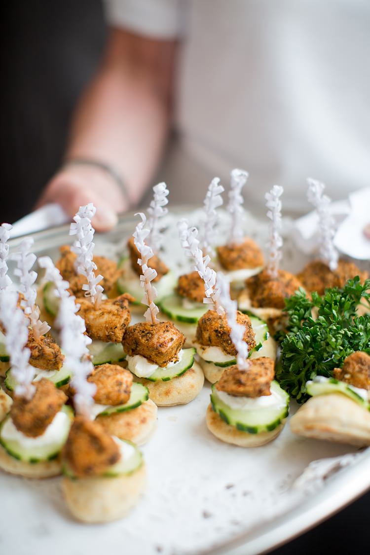 Canapes Pretty Relaxed Countryside Wedding http://katherineashdown.co.uk/