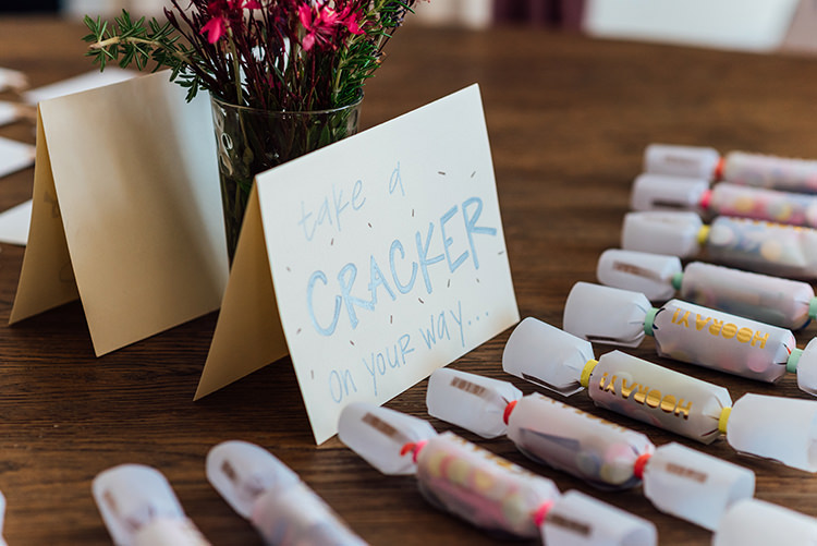 Party Crackers Multicolour Handmade Sign Red Flowers Vase Breathtaking Intimate Mykonos Destination Wedding http://www.annapumerphotography.com/