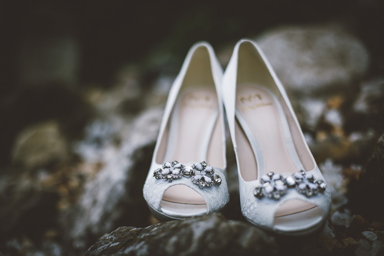 Jenny Packham Shoes Bride Bridal Colourful Quirky Country Museum Wedding http://www.onelovepictures.com/