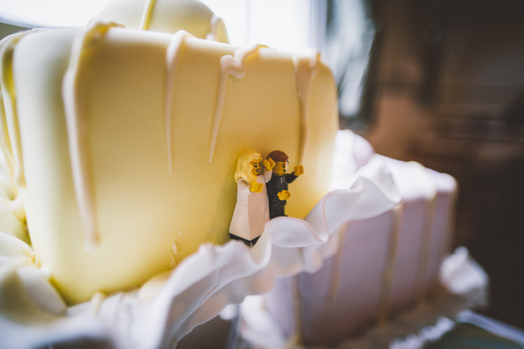 Fondant Fancy Cake Colourful Quirky Country Museum Wedding http://www.onelovepictures.com/