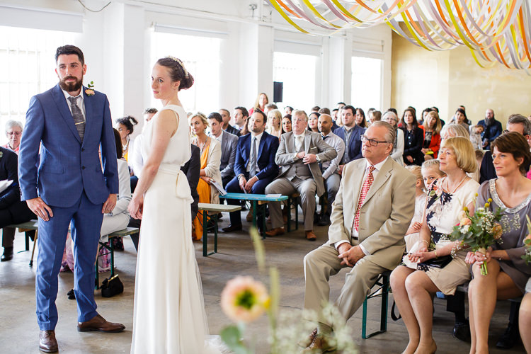 Creative DIY Industrial Warehouse Wedding http://www.michellehill.ca/