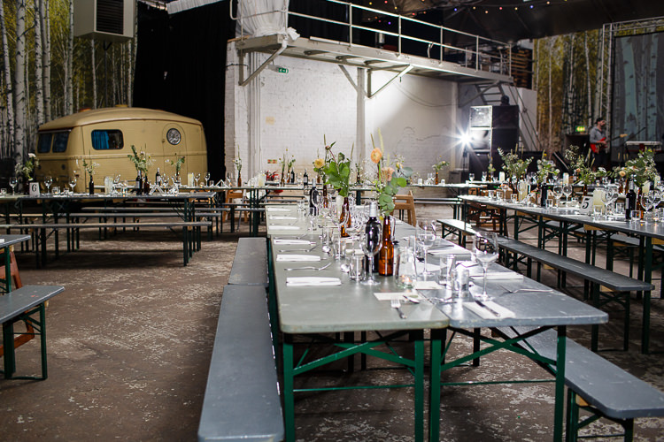 Camp Furnace Liverpool Creative DIY Industrial Warehouse Wedding http://www.michellehill.ca/