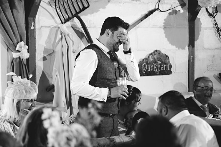 Casual Festival Feel Barn Wedding http://hbaphotography.com/