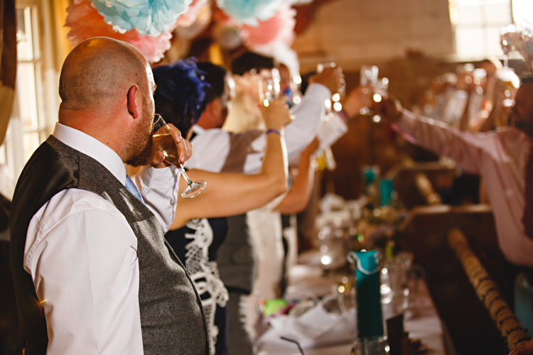 Casual Festival Feel Barn Wedding http://hbaphotography.com/