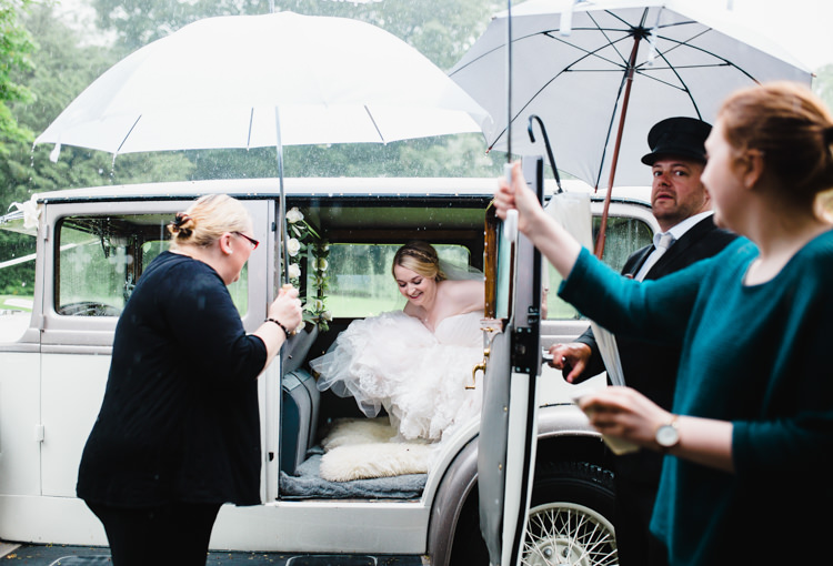 Rainy Umbrella Soft Navy Pink Classic Wedding http://www.racheljoycephotography.co.uk/