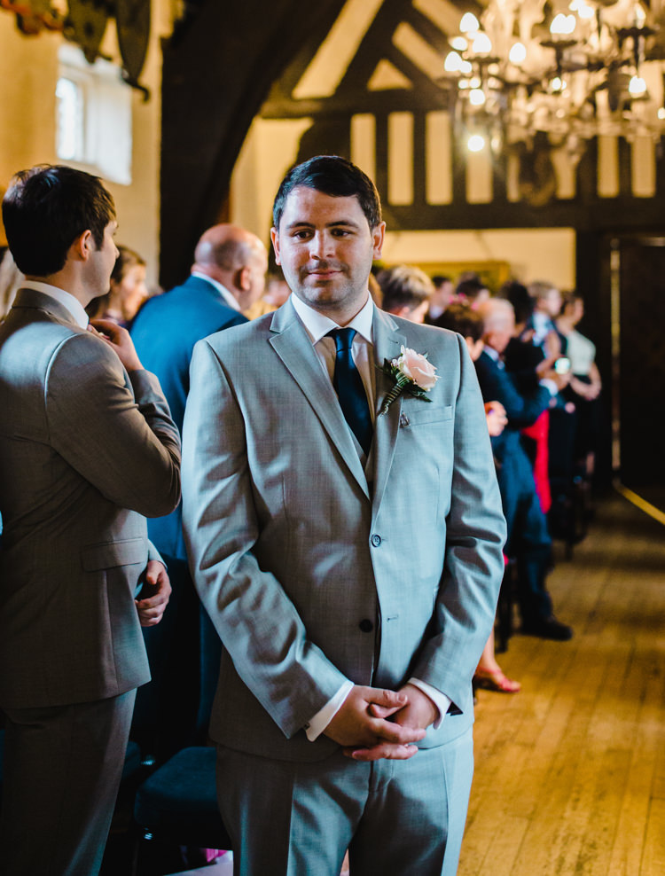 Next Grey Suit Groom Tie Soft Navy Pink Classic Wedding http://www.racheljoycephotography.co.uk/