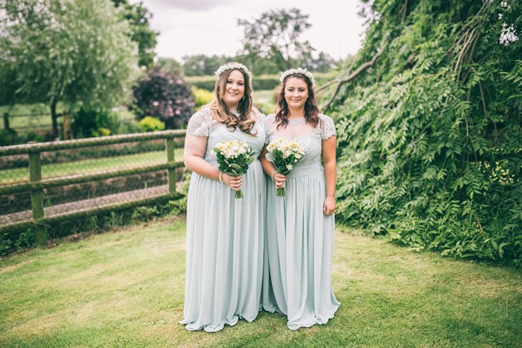 Long Pale Green Bridesmaid Dresses Bohemian Home Made Farm Wedding http://www.jessyarwood.co.uk/