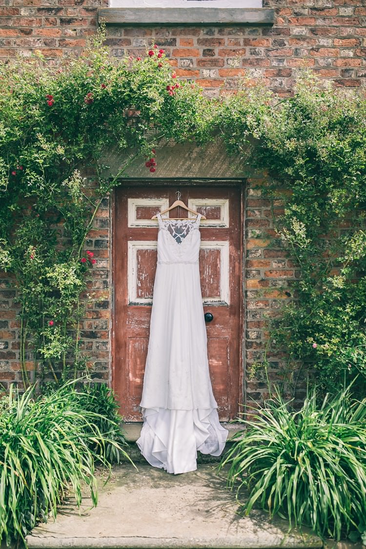 Ti Adora by Alvina Valenta Dress Gown Bohemian Home Made Farm Wedding http://www.jessyarwood.co.uk/