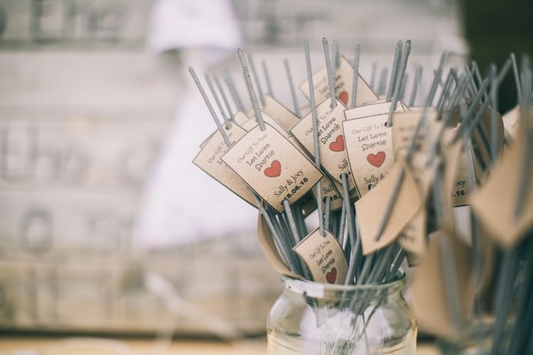 Sparklers Bohemian Home Made Farm Wedding http://www.jessyarwood.co.uk/