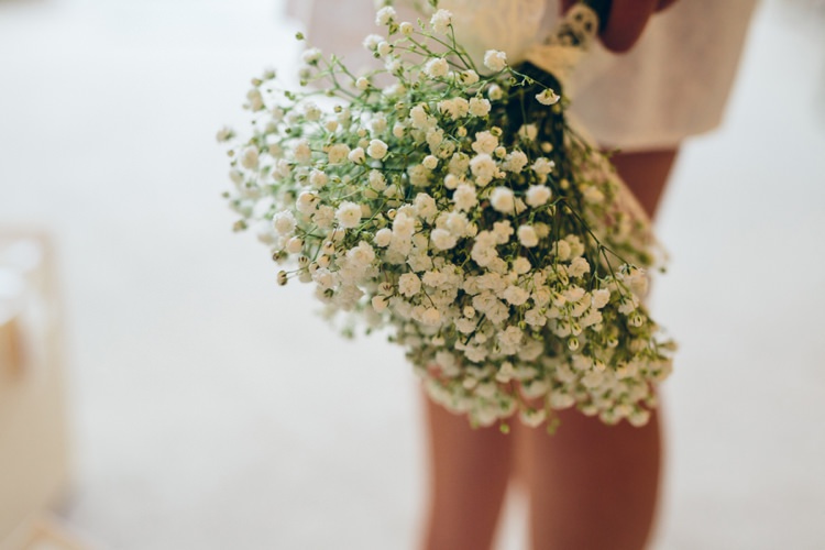 Gypsophila Bouquet Flowers Gyp Baby Breath Whimsical Floral Lodge Wedding http://www.hdmphotography.co.uk/