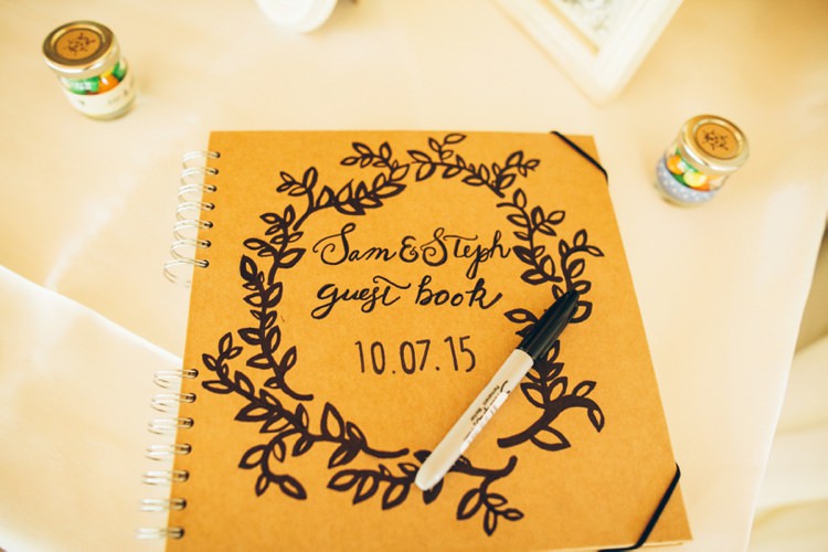 Illustrated Guest Book DIY Whimsical Floral Lodge Wedding http://www.hdmphotography.co.uk/