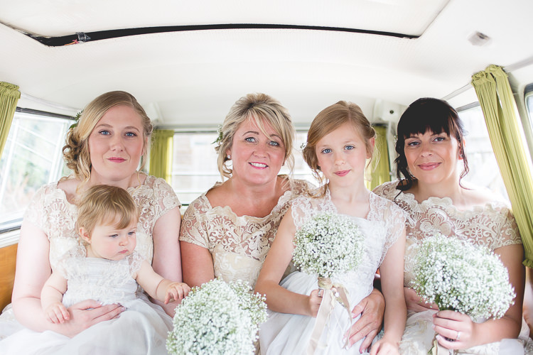 Gyp Gypsophila Baby Breath Flowers Bouquets White Bridesmaid Dresses Hand Made Rustic White Wedding http://www.sarahhortonphotography.co.uk/