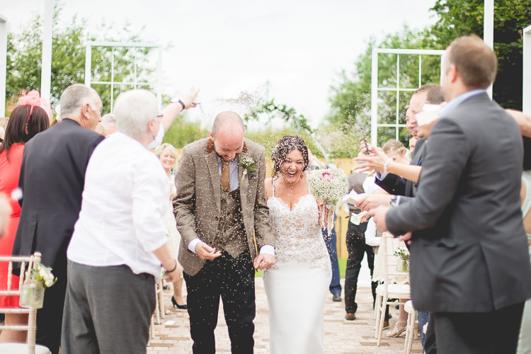 Confetti Throw Hand Made Rustic White Wedding http://www.sarahhortonphotography.co.uk/