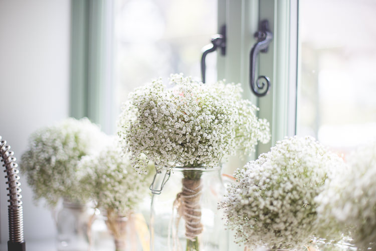 Gyp Gypsophila Baby Breath Bouquets Flowers Hand Made Rustic White Wedding http://www.sarahhortonphotography.co.uk/