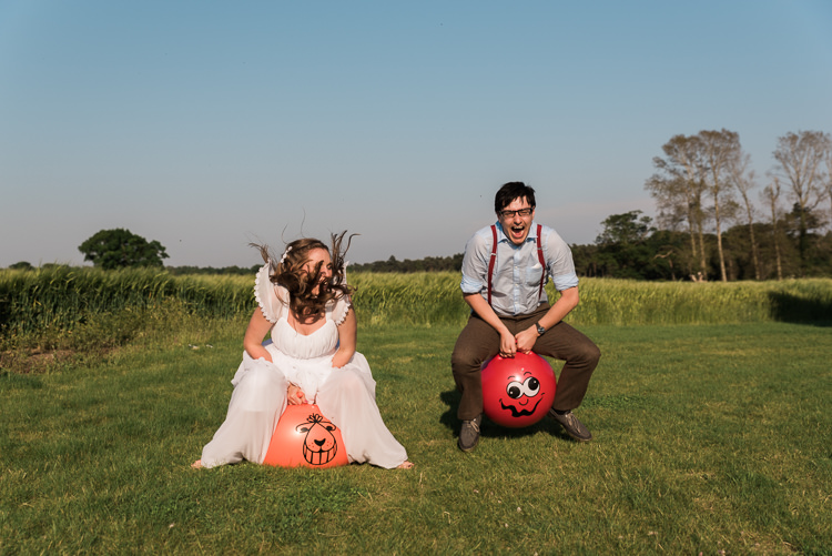Space Hoppers Bride Groom Outdoor DIY Farm Wedding http://www.markewelsphotography.com/