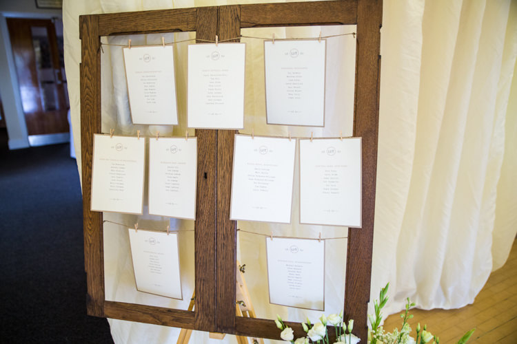 Wooden Window Seating Table Plan Chart Soft Pink Rustic Boho Wedding http://www.natashacadman.com/