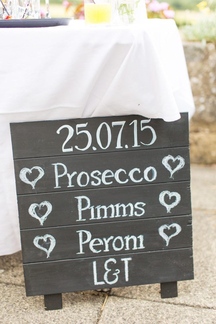 Drinks Bar Sign Soft Pink Rustic Boho Wedding http://www.natashacadman.com/