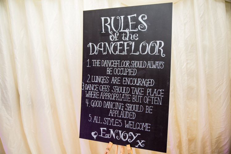 Dancefloor Rules Sign Soft Pink Rustic Boho Wedding http://www.natashacadman.com/