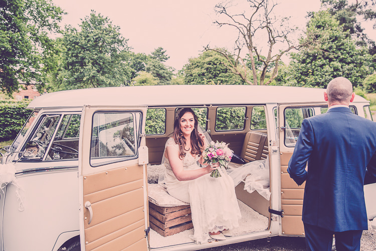 VW Camper Transport Relaxed English Country Garden Party Wedding http://hayleybaxterphotography.com/