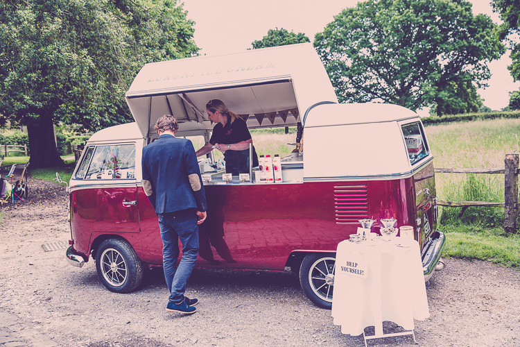 Ice Cream Van Relaxed English Country Garden Party Wedding http://hayleybaxterphotography.com/