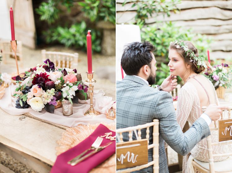 Fine Art Bohemian Luxe Wedding Ideas http://jessicadaviesphotography.co.uk/