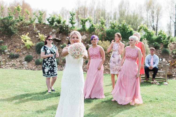 Fresh Pink Barn Wedding http://www.charlotteleysphotography.co.uk/