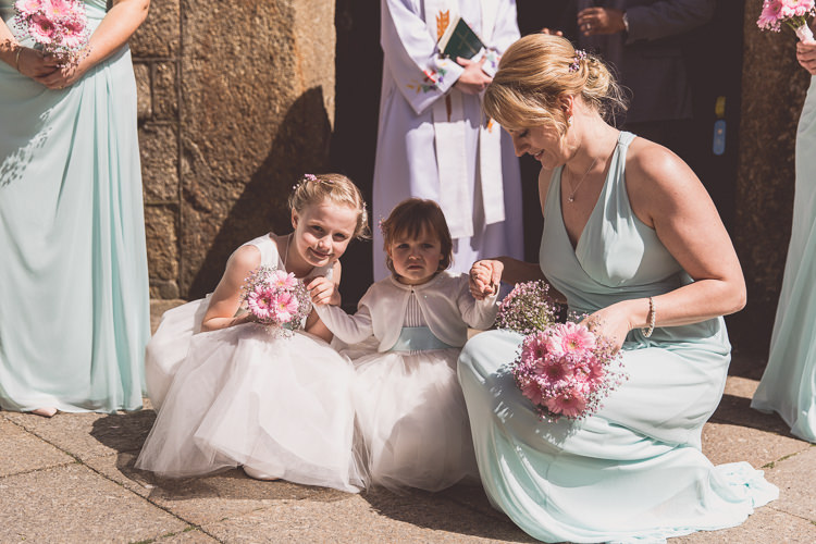 White Flower Girl Dresses Relaxed Seaside St Ives Wedding http://www.wearetheclarkes.com/