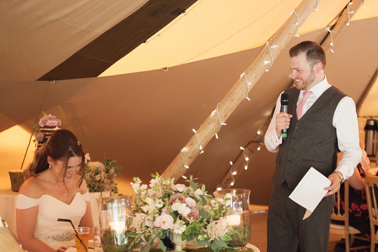 Pink Rustic Tipi Woodland Wedding http://kerryannduffy.com/
