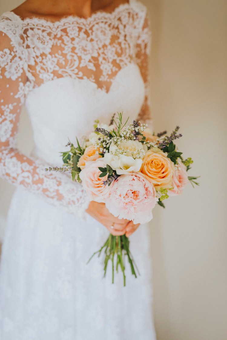 Peony Rose Bouquet Pink Peach Flowers Bride Bridal Creative Festival Wedding http://benjaminstuart.co.uk/