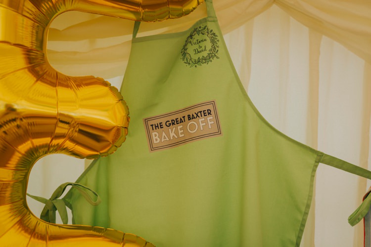 Cake Bake Off Apron Prize Creative Festival Wedding http://benjaminstuart.co.uk/