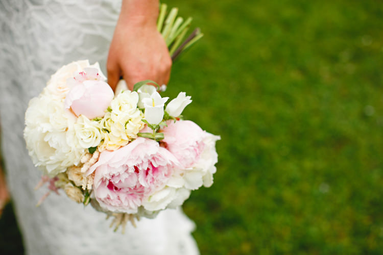 Bouquet Peony Bride Bridal Flowers Pretty Peonies & Bikes Fun Country House Wedding http://hbaphotography.com/