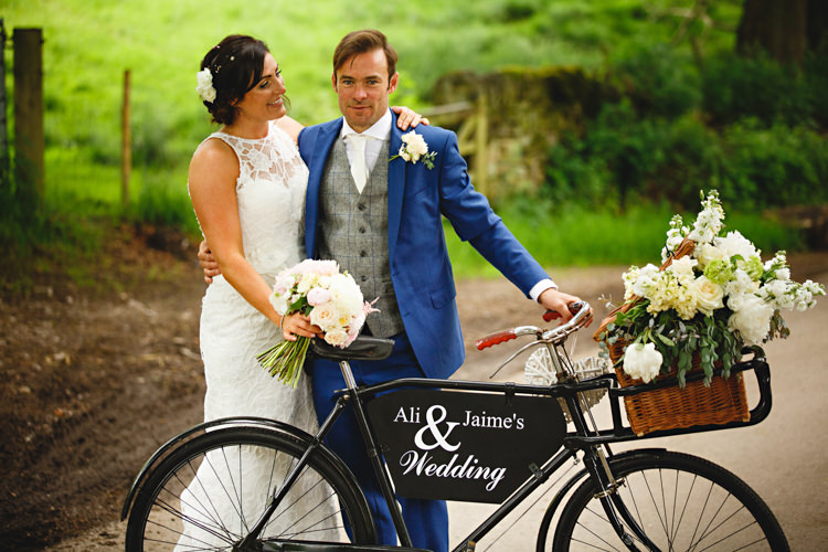 Peonies & Bikes Fun Country House Wedding http://hbaphotography.com/