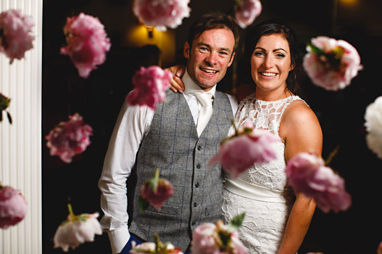 Peonies & Bikes Fun Country House Wedding http://hbaphotography.com/