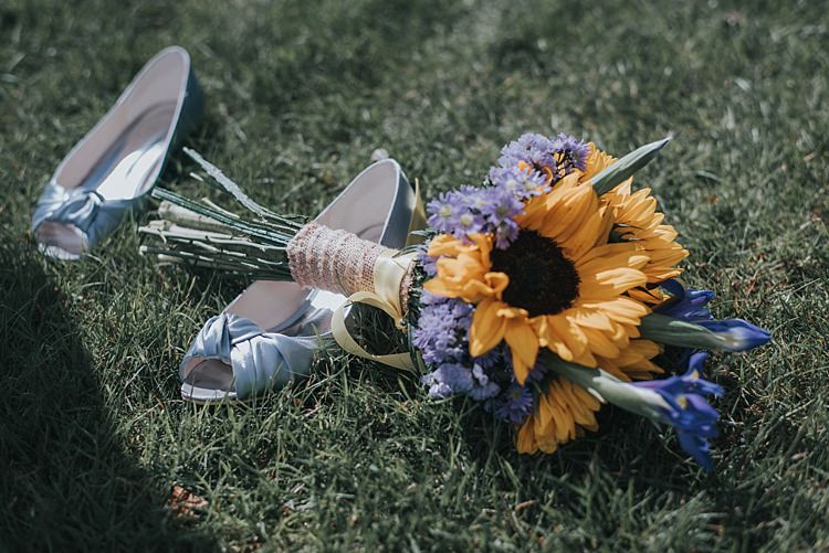City Farm Yellow Blue Wedding http://www.baiandelle.com/