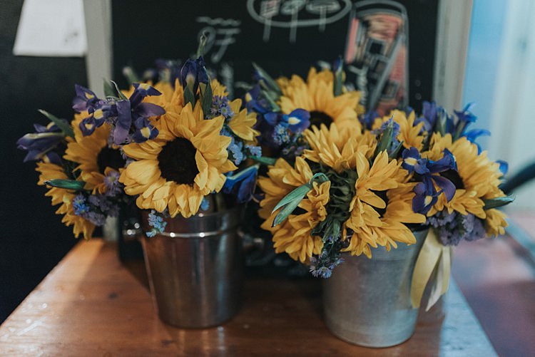 City Farm Yellow Blue Wedding http://www.baiandelle.com/