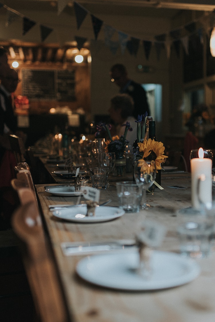 City Farm Yellow Blue Wedding http://www.baiandelle.com/