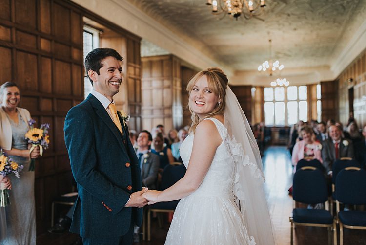 City Farm Yellow Blue Wedding http://www.baiandelle.com/