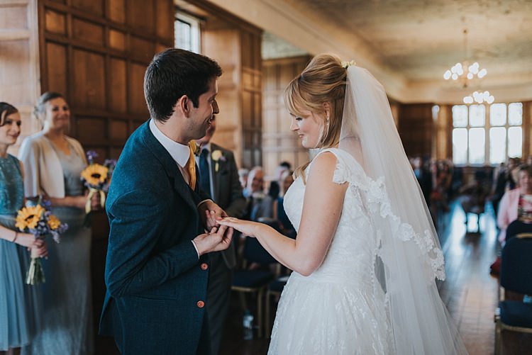 City Farm Yellow Blue Wedding http://www.baiandelle.com/