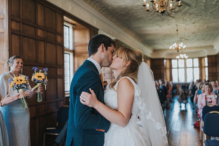 City Farm Yellow Blue Wedding http://www.baiandelle.com/