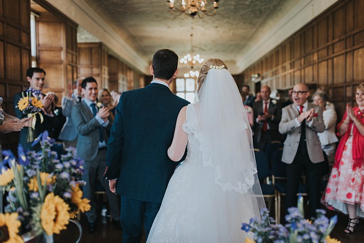 City Farm Yellow Blue Wedding http://www.baiandelle.com/